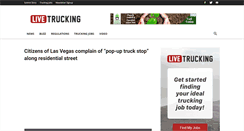 Desktop Screenshot of livetrucking.com